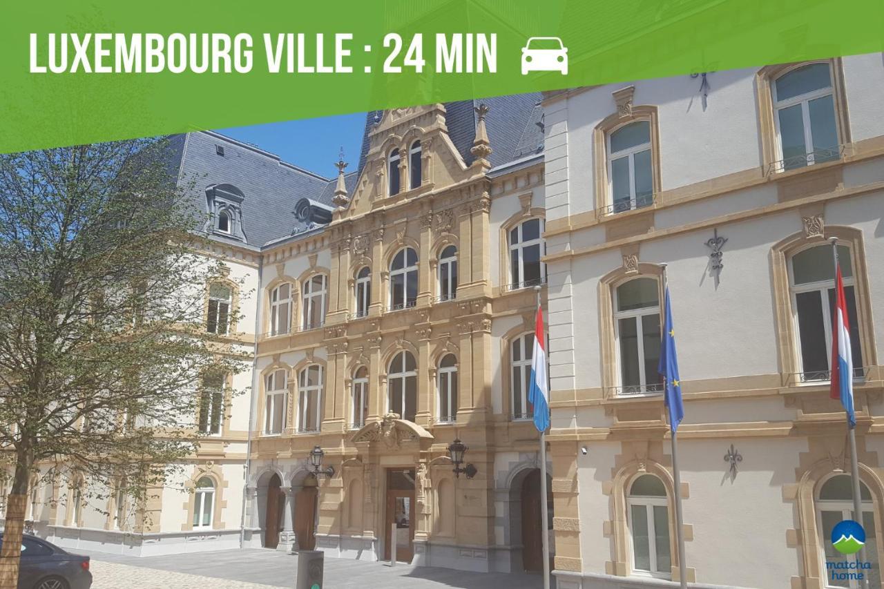 3 Appts - 3 A 7 Lits - Parfait 6 A 10 Pers - Max 26 Pers - 1 Immeuble - Convivialite, Rentabilite ------ English - 3 Apts - 3 To 7 Beds - Ideal For 6 To 10 Guests - Up To 26 - Same Building - Friendly, Flexible Hettange-Grande Exterior foto