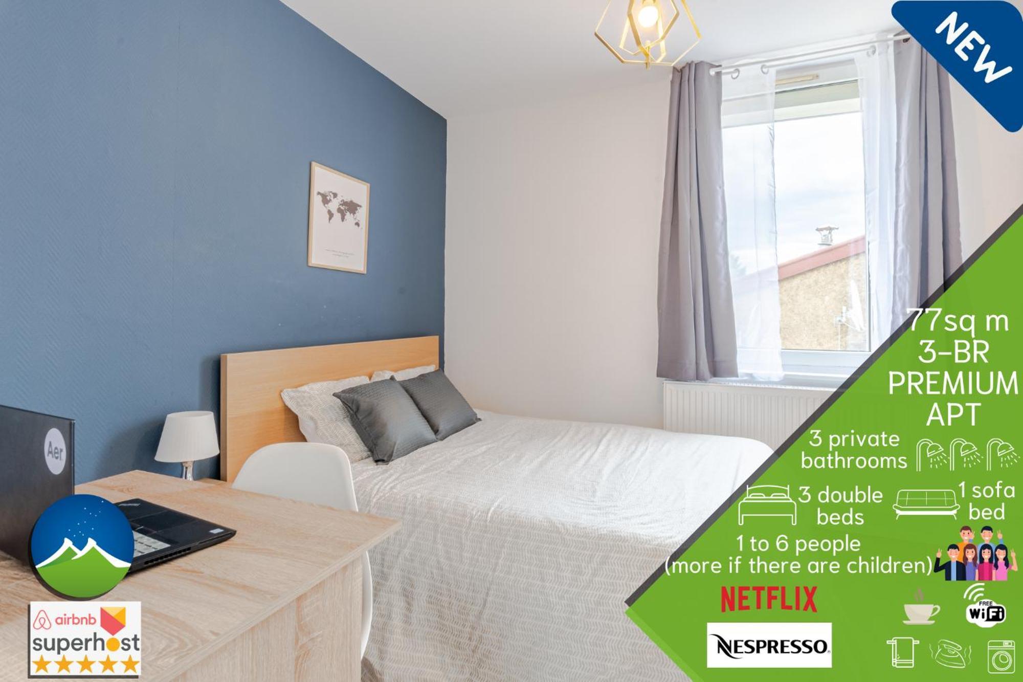 3 Appts - 3 A 7 Lits - Parfait 6 A 10 Pers - Max 26 Pers - 1 Immeuble - Convivialite, Rentabilite ------ English - 3 Apts - 3 To 7 Beds - Ideal For 6 To 10 Guests - Up To 26 - Same Building - Friendly, Flexible Hettange-Grande Exterior foto