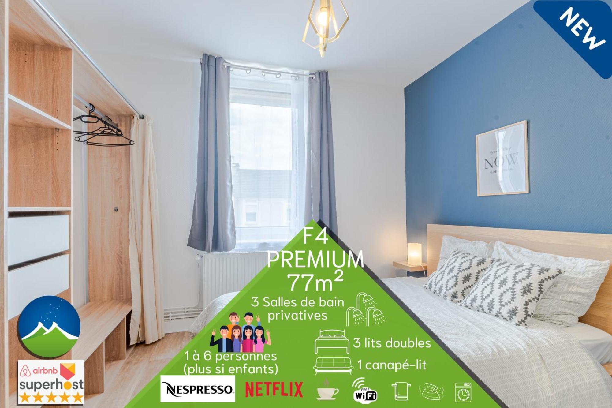 3 Appts - 3 A 7 Lits - Parfait 6 A 10 Pers - Max 26 Pers - 1 Immeuble - Convivialite, Rentabilite ------ English - 3 Apts - 3 To 7 Beds - Ideal For 6 To 10 Guests - Up To 26 - Same Building - Friendly, Flexible Hettange-Grande Exterior foto